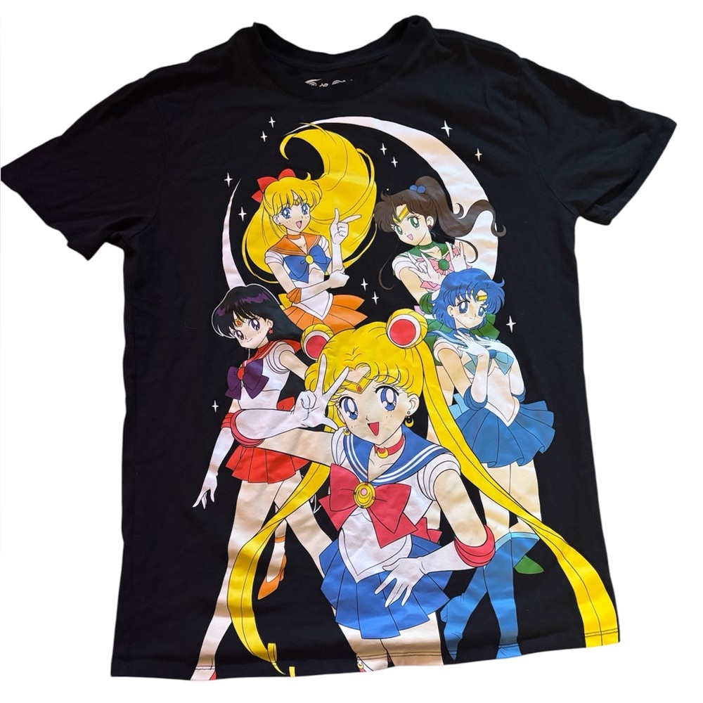 Sailor Moon EUC Men’s Black Shirt